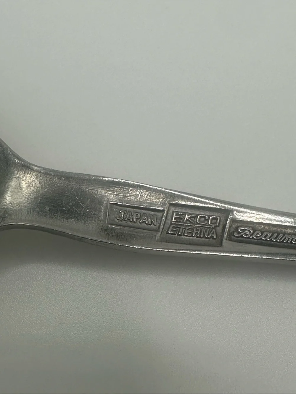 Dinner Fork Beaumont Ekco Silver Stainless 7.75